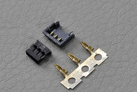 3 Pin Gold - Plated SMD PCB Header Connector 1.2mm Pitch Black 28# Applicable Wire