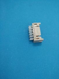 চীন Dual Row PCB Shrouded Header Connectors Straight - Angle Wafer DIP 180 2 X 3 Poles পরিবেশক