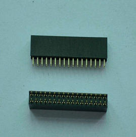 চীন 2.0mm Pitch Brass Straight Female Pin Connector Contact Resistance 20MΩ Max কারখানা