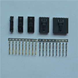 চীন 2.54mm UL1430 AWG 24# Half Gold Plated Red / Black 225mm Custom Cable Assemblies কারখানা