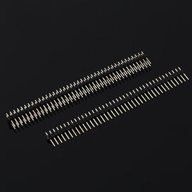 চীন Dual Row / Single Row DIP Pin Header PCB Electrical Pin Connectors Pitch 2.54mm কারখানা